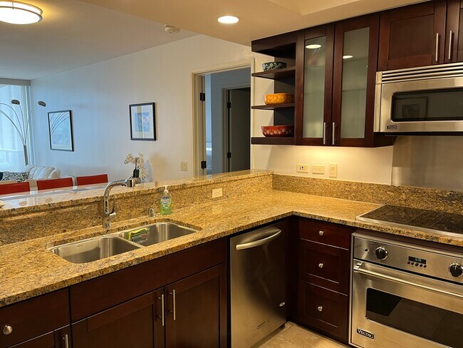 Fully stocked kitchen - 1551 Ala Wai Blvd