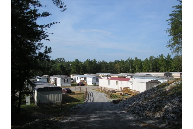 View of units from entrance - Farmville Park LLC