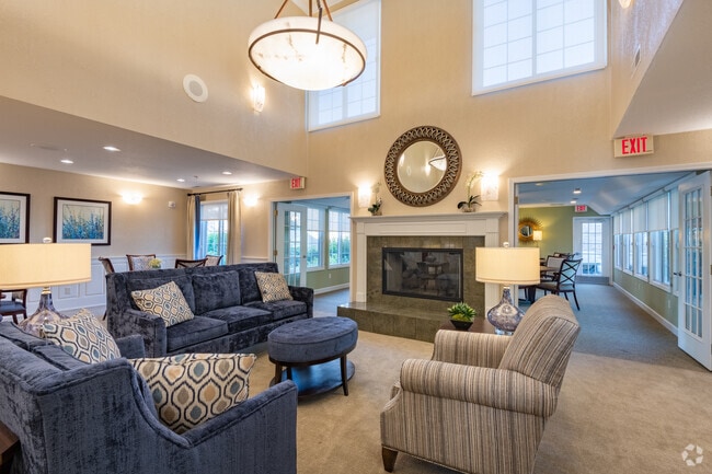 Fireside Room - Foresthill Highlands Apartments & Townhomes 55+