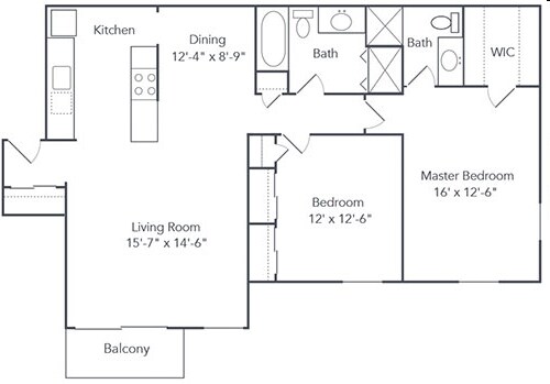 Cherry Tree Village – 2BR 2BA (B2 #102)