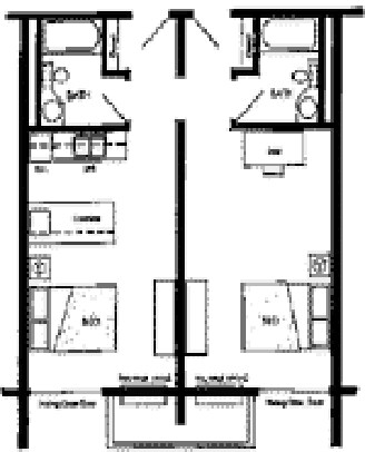 2BR/2BA - Volunteer Studios