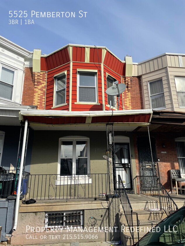 5525 Pemberton St, Philadelphia, PA 19143 House Rental in