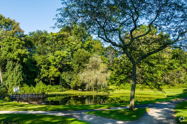 Plandome Pond Park was created in the late 1950s.