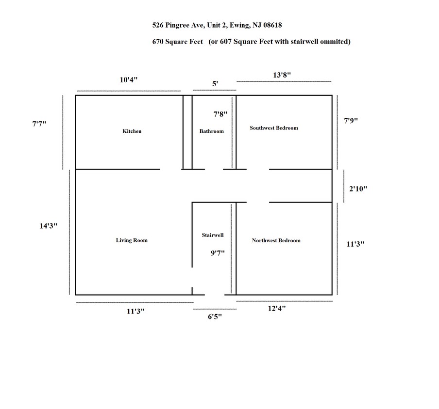 526 Pingree Ave, Ewing Township, NJ 08618 Townhome Rentals in Ewing