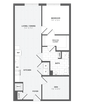 1 Bed/1 Bath Den-B