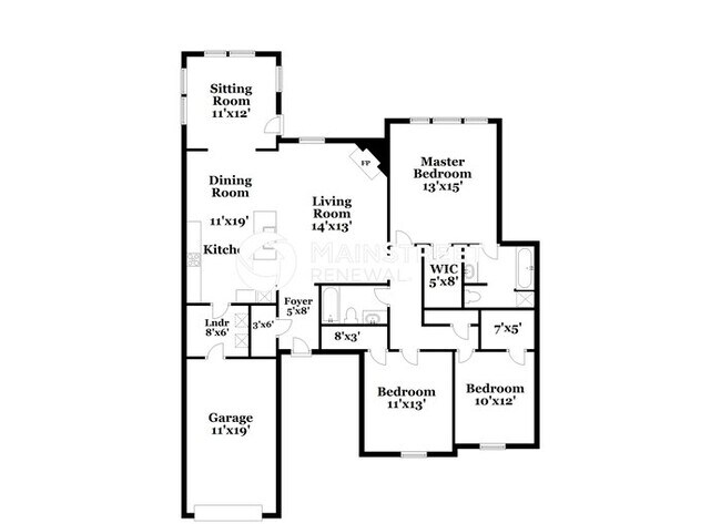 Foto del edificio - 3 Bedroom Pet-Friendly Home in Greensboro,...