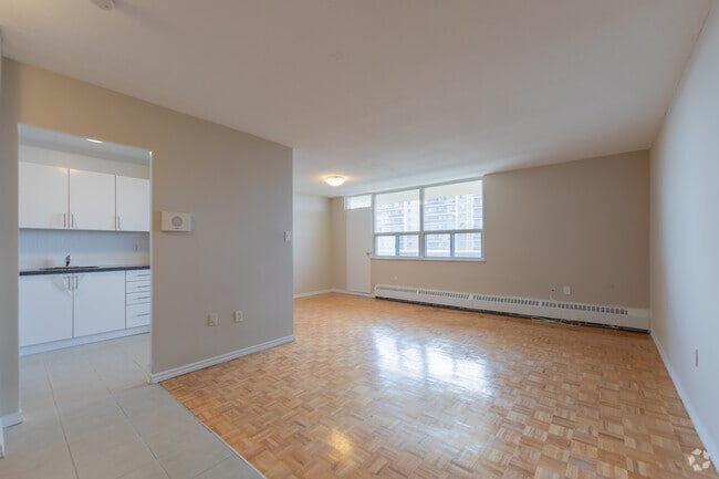 2BR, 1BA - 885SF - Living Room - 165-195 Barrington Ave