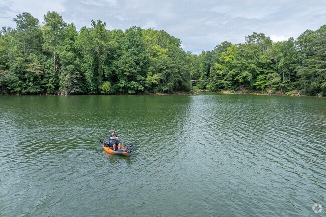 Lake Lanier is a popular destination for boating.