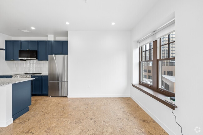 2BR, 2BA - 1,183SF - Dining Room - The Harrison Building