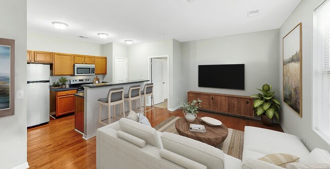 Open Floor Plan Living Area - Riverford Crossing Apartments