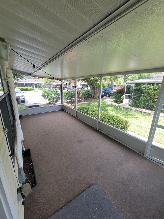 Screened in patio - 4241 E Michigan St