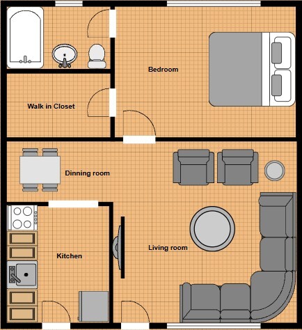 Plano de planta - 3149 Center St