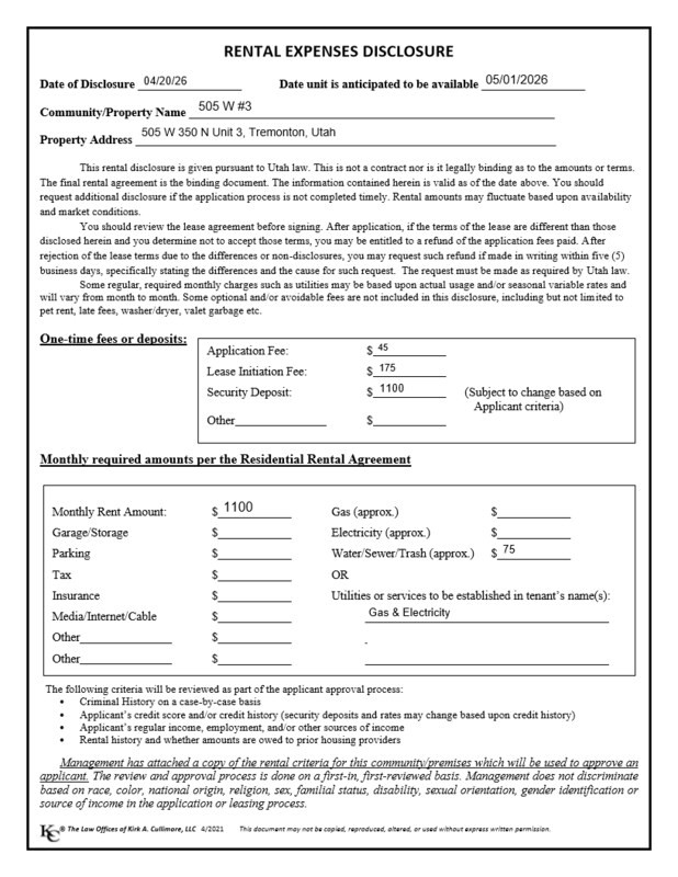 Foto del edificio - 505 W 350 N