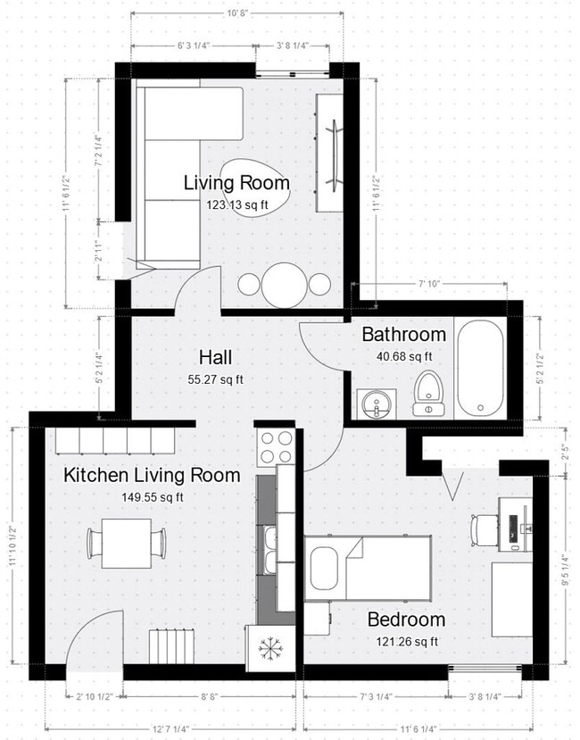 Building Photo - 1 Bedroom Apartment with Livingroom