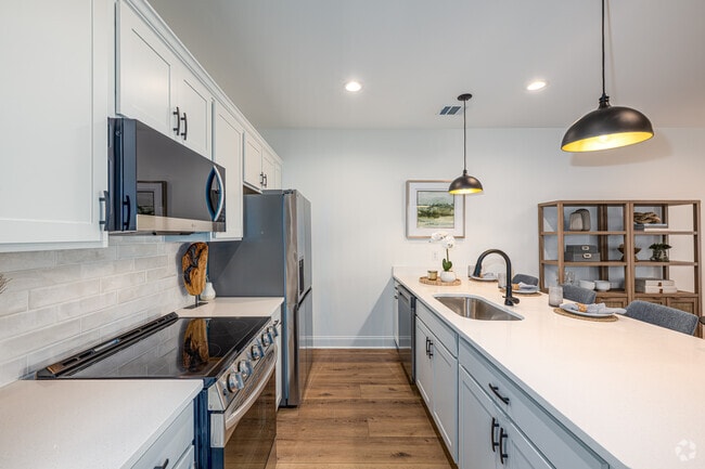 The Birch 2BR, 2BA - 1,100SF - Kitchen - Camellia Grove Townhomes