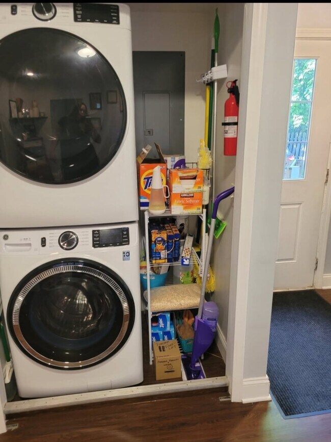 Laundry in dining room, entry door to right. - 106 Atkinson St