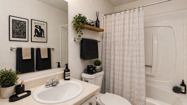 El baño de los apartamentos Social Chico - The Social Chico®
