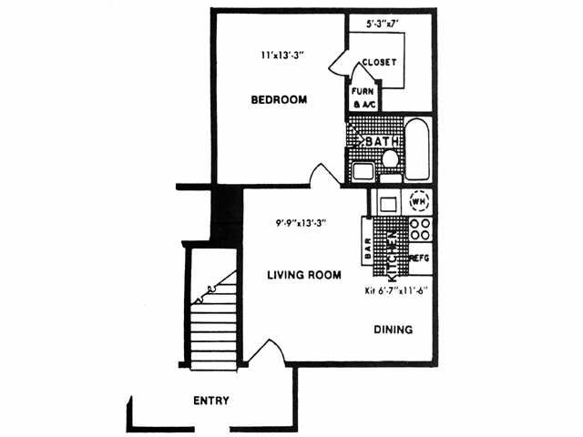 One Bedroom - Chatham Square Apartments