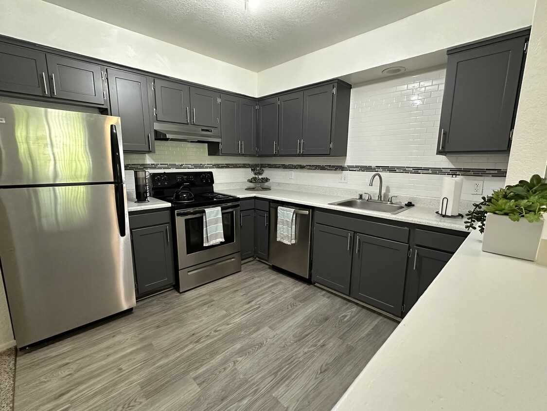 Cocina del apartamento - Academy Heights Apartments