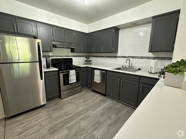 Apartment Kitchen - Academy Heights Apartments