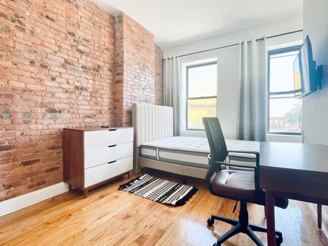 Photo - Central AC, washer/dryer, Exposed Brick Room #214 Apartment