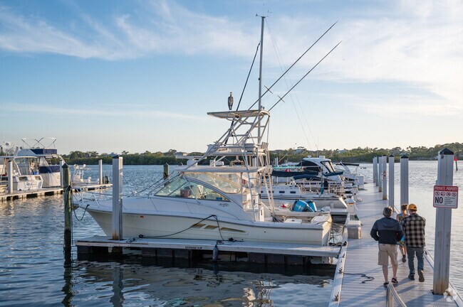 Anclote Village Marina offers dry storage and charters on the Anclote River near Holiday.