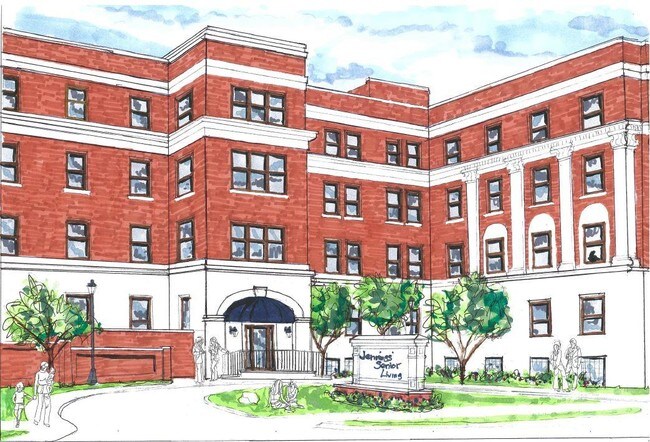 Exterior Rendering - Jennings Senior Living