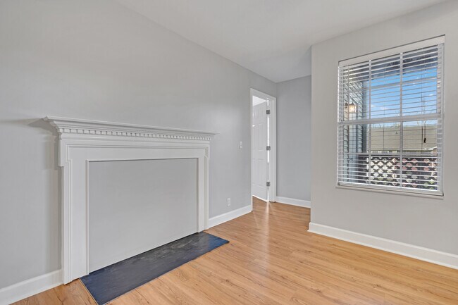 Fireplace to front bedroom - 151 N Timber Dr