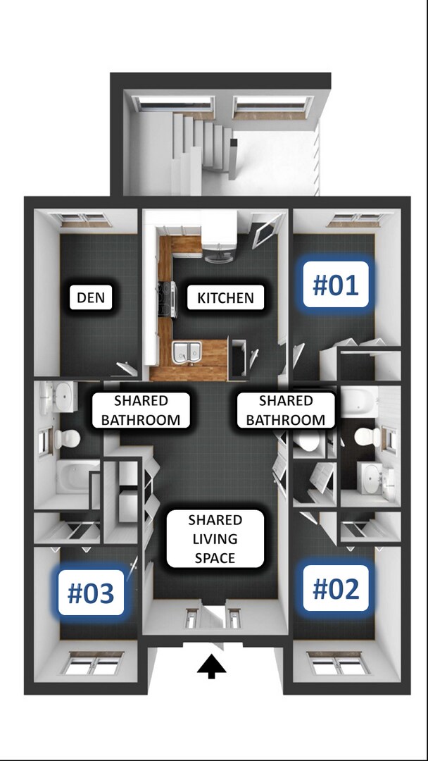 Building Photo - BEDROOM for RENT - AUGUST 1st - Ground Floor