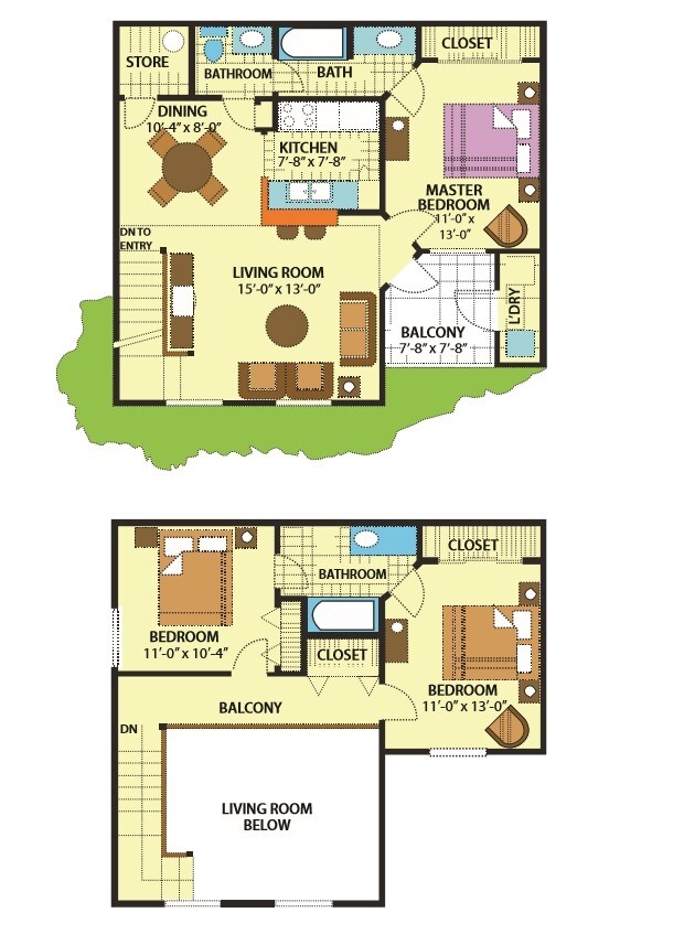 Lake Tivoli Apartments Kissimmee Fl Floorplan Lake Tivoli Apartments