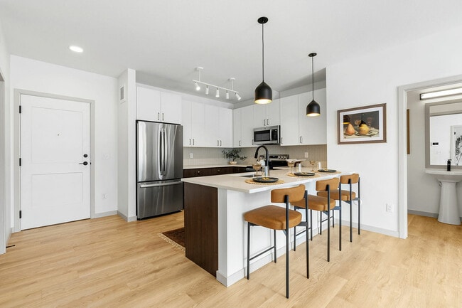 Model Unit Kitchen - Rye Apartments