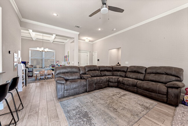 Manual reclining sectional included (2 years old- Smoke free, pet free home). - 1871 Sunrise Cir