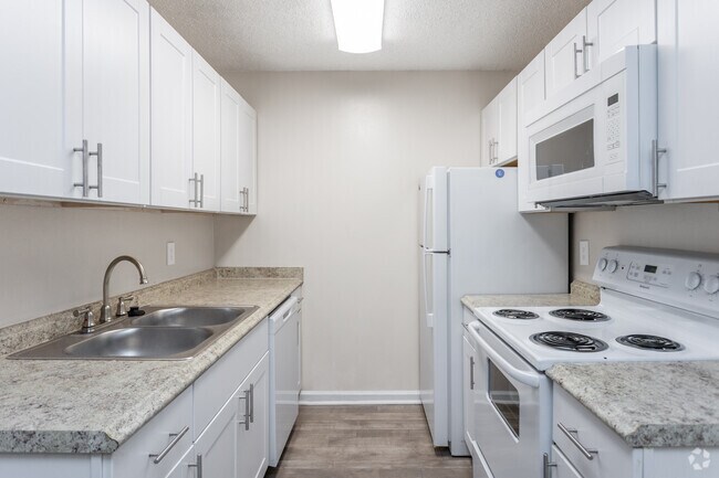 1 habitación, 1 baño - 736 pies cuadrados - Cocina - Park View Apartments
