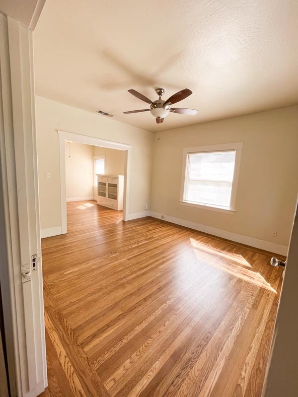 Living Room with Ceiling Fans - 2522 Capitol Ave