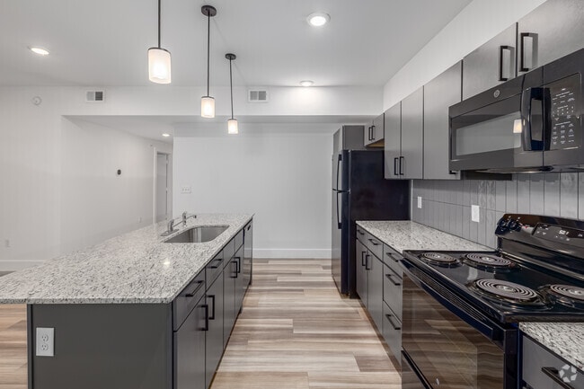 2BR, 2BA - 1,250SF - Kitchen - South Creekside Apartments Phase 2