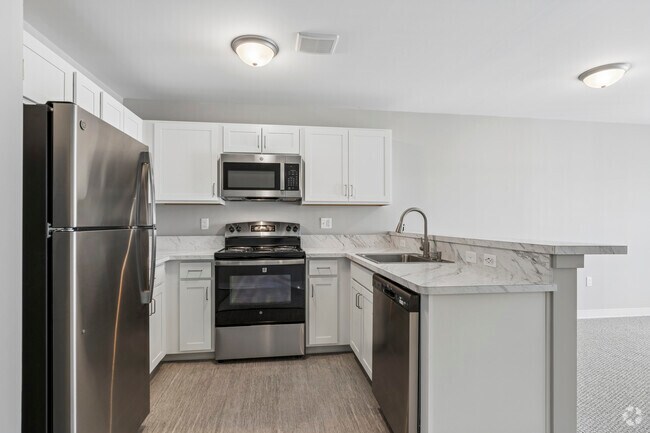 2 habitaciones, 2 baños - 1025 pies cuadrados - Cocina - Westwood Apartments