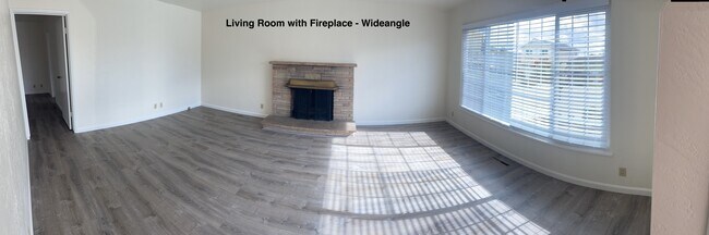Living Room with Fireplace - Wideangle - 3246 Lenard Dr