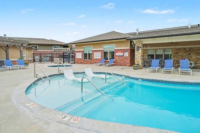 Easygoing days flow from refreshing swims to lounging in the water, creating a perfect rhythm for rest and connection outdoors. - The Villas at Falling Waters
