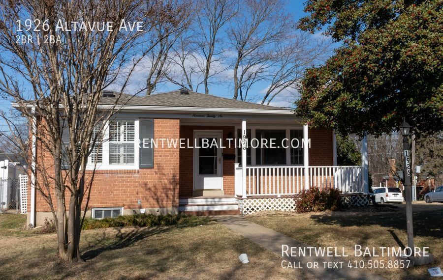 1926 Altavue Rd, Catonsville, MD 21228 House Rental in Catonsville