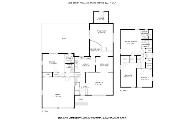 Building Photo - Spacious 4 Bed 2.5 Bath Home with 2-Car Garage & Fenced Yard in Jacksonville, FL