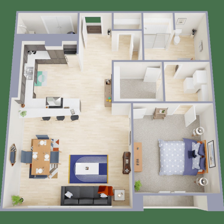 Crocker Park Living – Ovation 1 Bedroom 1 Bath