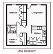 1 bed / 1 bath