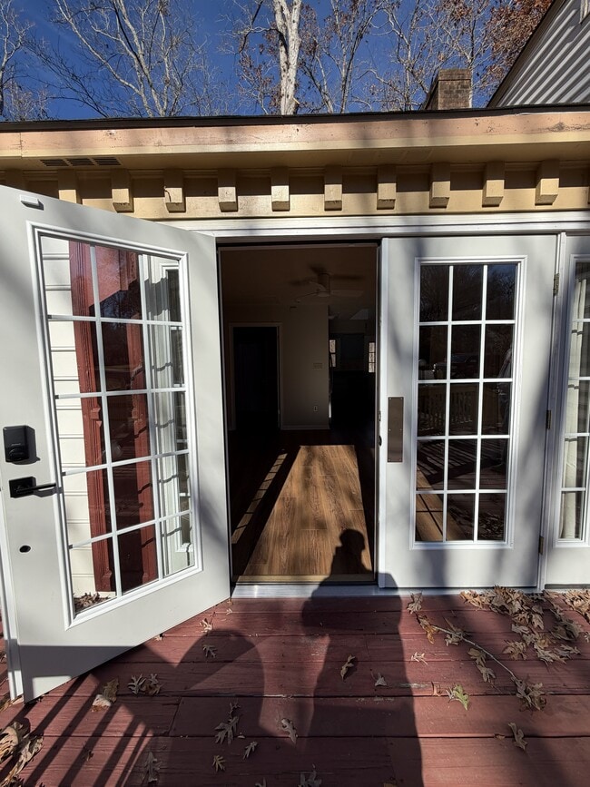 Front door off deck - 2721 Linden Ln