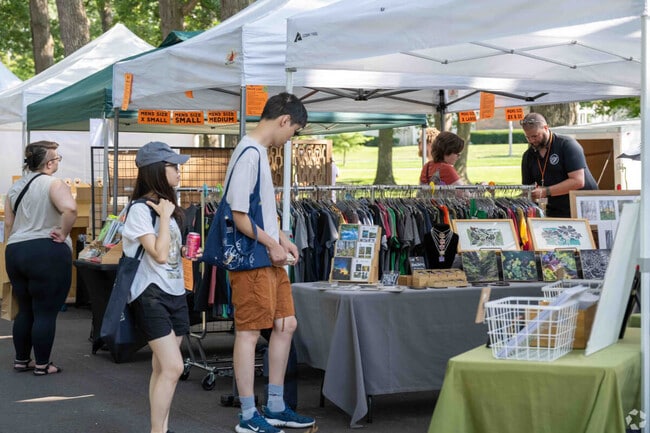 Crystal Lake Art Fair is held annually and attended by many in Urbana.