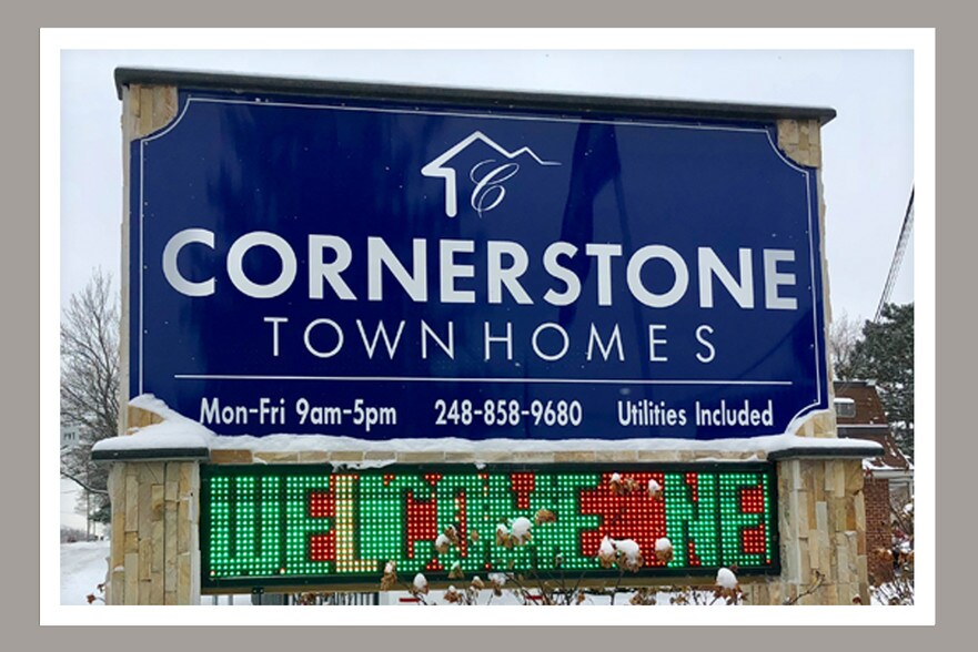 Cornerstone Townhomes Rentals Pontiac, MI