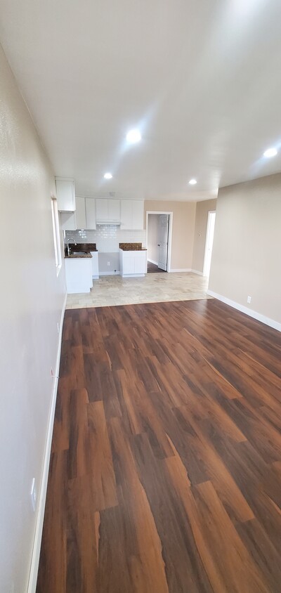 Living room and kitchen - 956 E 55th St