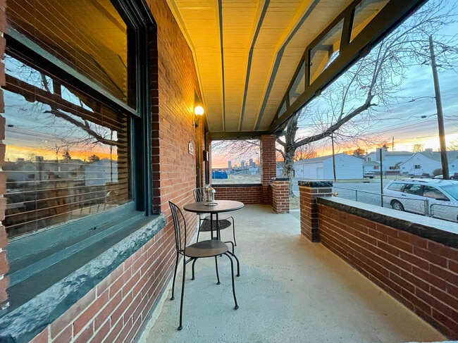 Large porch with downtown and mountain views - 4404 Sherman St