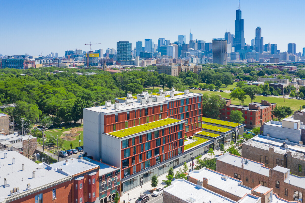 Aerial Photo - Taylor Street Apartments