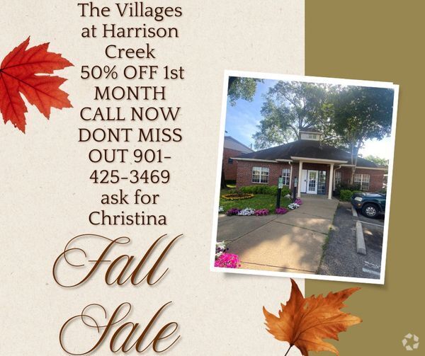 Building Photo - Villages at Harrison Creek- 50% off 1st month