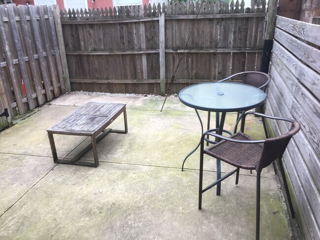 Rear Patio - 421 W Thompson St